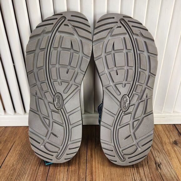 Chaco Z/2 Classic Current Dusty Blu Women's Size 7 Blue Hiking Strappy Sandals - Picture 8 of 12